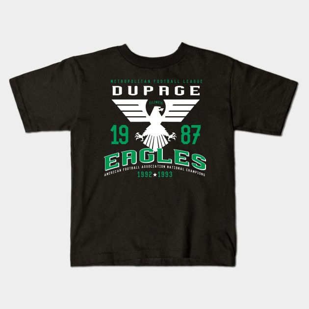 Dupage Eagles Kids T-Shirt by MindsparkCreative